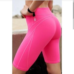 Free People Pink Bike Shorts